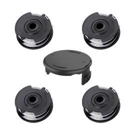 CDIYTOOL F016800351 6m x 1.6mm Dual Line Trimmer Replacement Spool for Bosch ART ART 23 SL, ART 2300, ART 23-28, ART 26 sL (4 Spools + 1 Cap)