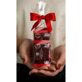 American Heritage Chocolate, Artisanal Tasting Squares, 57% Cacao, Dark Chocolate with a Hint of Vanilla, Orange, and Cinnamon, 8 Pieces of 0.42oz Tasting Squares