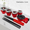 YuYBrightmi BSPT Pipe Threader Ratchet Kit, Manual Pipe Threading Tool