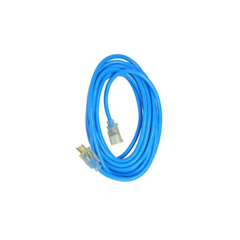 Southwire Coldflex 12/3 Heavy-Duty Extension Cord, 25Ft, Cold Weather Cord,