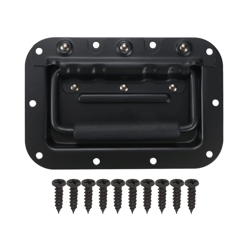 Tsnamay 6.34Inch Black Spring Loaded Handle Heavy Duty Handle for