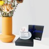 Crystal Glass Gifts for Sister, Heart-Shaped Plaque Keepsake,Christmas Birthday Gifts