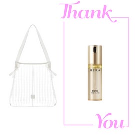 Hera 헤라 비치백+헤라 시그니아 골드 오일 미스트 50ml 세트 Hera Beach Bag + Hera Signia Gold Oil Mist 50ml Set