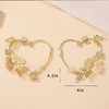 Butterfly Earrings for Women Silver Butterfly Hoop Earrings Gold Butterfly