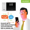HUXGO® HXA005 Wireless Alarm System Set WiFi + GSM with
