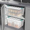 Doryh 20 Quart Clear Storage Box, Plastic Latching Bins with