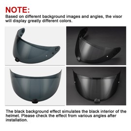 PSLER i10 HJ-31 i70 Visor- i10 Helmet Visor HJ 31Helmet Face Shield motorcycle Shield Accessories Replacement for i10 HJ-31 i70,Dark Black
