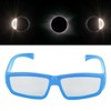 5pcs Solar Eclipse Glasses Professional Safe Plastic Direct Sun Viewing