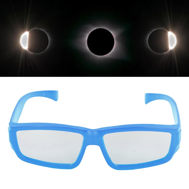5pcs Solar Eclipse Glasses Professional Safe Plastic Direct Sun Viewing