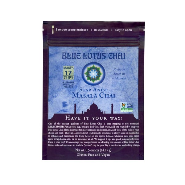 Blue Lotus Chai - Star Anise Masala Chai - Makes