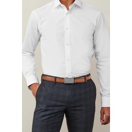 CHAOREN Leather Belts for Men - Ratchet Mens Belt Leather 1 3/8"(35mm) Adjustable, Cut to Fit