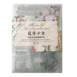 exceptionalbeauty Papers Sticker Frame Vintage Music Flowers Butterflies Scrapbooking Card Making