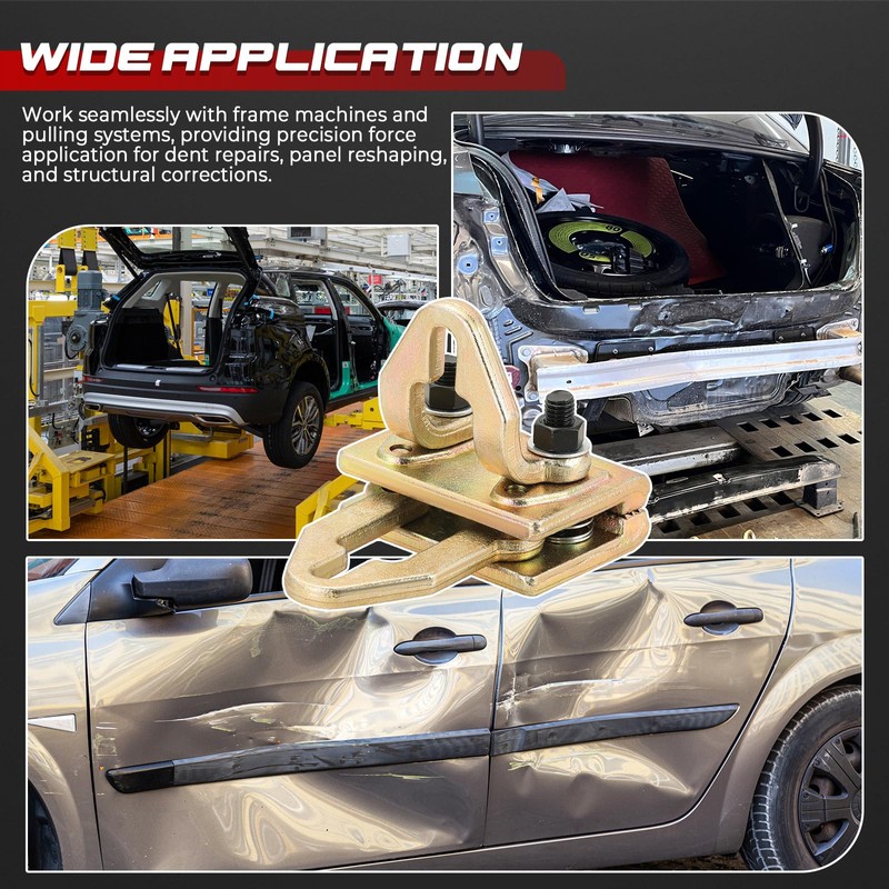 NATGAI Right Angle Auto Body Pull Clamp | 5 Ton