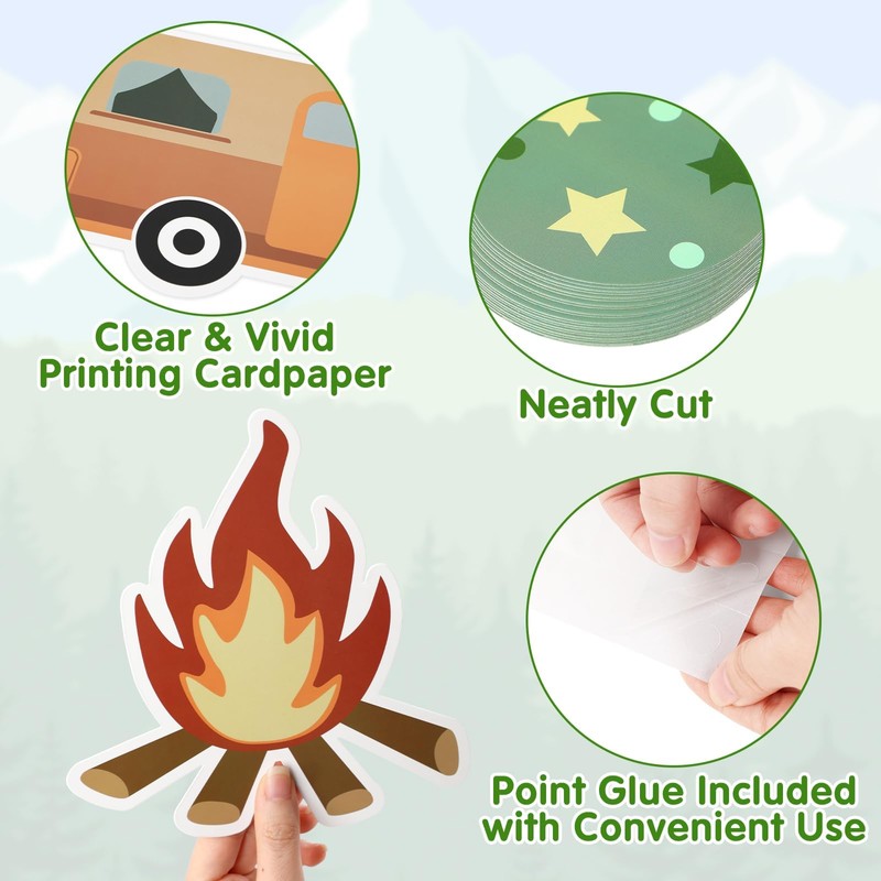 Camping Bulletin Board Kit Adventure Mountain Back to School Decor