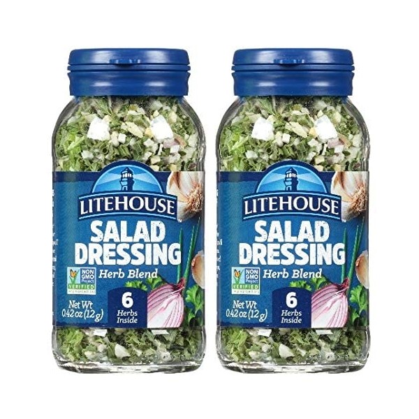 Litehouse Freeze Dried Salad Herb Blend, 0.42 Ounce, 2-Pack