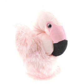 Cute Plush Cuddly Soft Large Kids Childrens Toddlers Boys Girls Role Play Animal Pet Farm Zoo Safari Wildlife Stuffed Toy Interactive Games Hand Puppet Handpuppet 3 4 5 6 7 8 9 10 Year Olds (Flamingo)