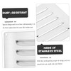 Operitacx Stainless Steel Air Vent Cover Durable Louvered Flush Grille