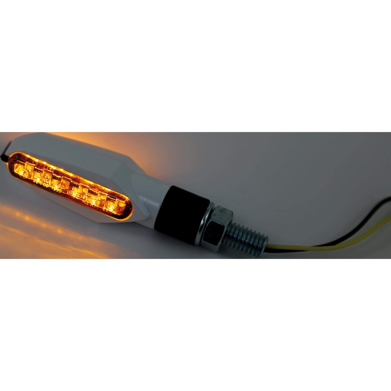 SHIN YO 203-058 LED indicator MULTIFACE, white housing, smoke lens,