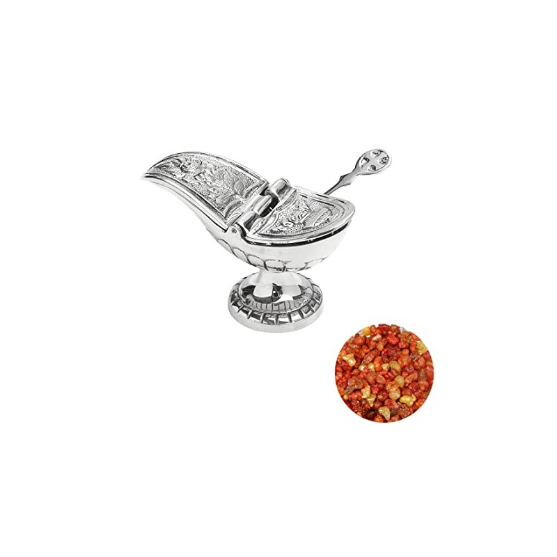 NKlaus 40702 Incense Ships Silver 1 x Spoon 1 x