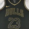 Jersey Aniversario Chicago Bulls Michael Jorda Negro