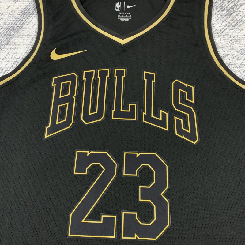 Jersey Aniversario Chicago Bulls Michael Jorda Negro