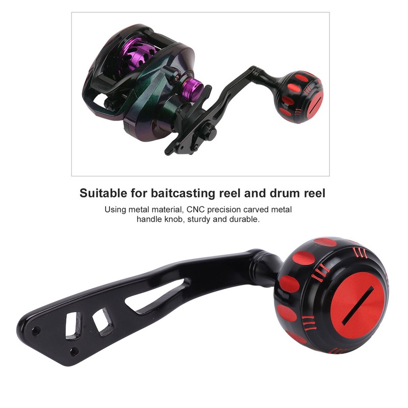 Fishing Reel Handle Metal Power Handle Knob Grip Replacement with