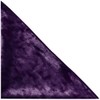 Luxury Purple Crushed Velvet Pocket Square, Handkerchief