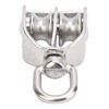 10PCS M15 Pulley Block Stainless Steel Heavy Duty Traction Wheel