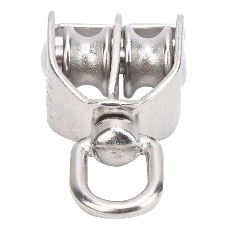 10PCS M15 Pulley Block Stainless Steel Heavy Duty Traction Wheel