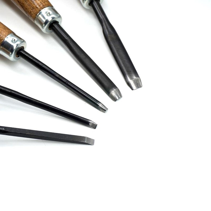 Narex Palm Carving Chisel Set, Set of 5 pcs