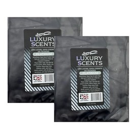 Jenray Products Super Sheet Large, Luxury Scents Platinum Car Air Fresheners: Long Lasting Odor Eliminators (2 Pack, Black)