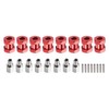sourcing map 8pcs 12mm Wheel Hex Drive Hubs Adapter Combiner