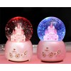 Musical Snow Globe Novelty Rotating Music Box Light Up Automatic