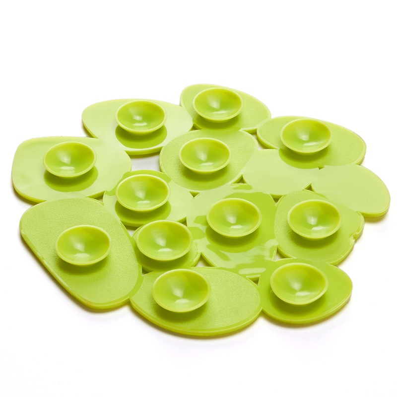MSV Duschmatte Badematte Badewanneneinlage Anti Rutsch Pads Kieselstein - 4