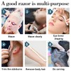 Rasierer Set,Professioneller Friseur Rasierer,Rasiermesser mit einer Klinge,Razor mit gerader Kante,Schnurrbart
