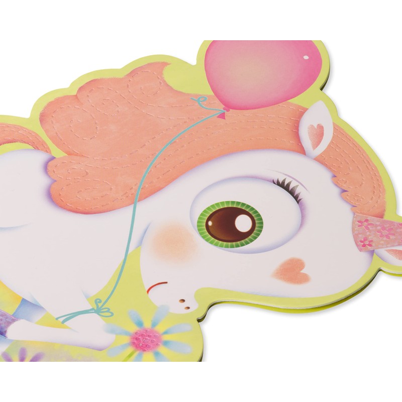 American Greetings Birthday Card for Girl (Unicorn)