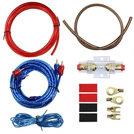10 Gauge Car Amp Wiring Kit –Welugnal A Car Amplifier Install subwoofer Wire Wiring Kits Helps You Make Connections and Brings Power to Your Radio, Subwoofers and Speakers Amp Power Wire