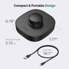 Travel-Friendly Smart Ring Charger, Compatible with Oura Ring Gen3 Charger