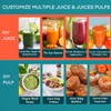 Juicer Machines, Juilist 3" Wide Mouth Juicer Extractor Max Power