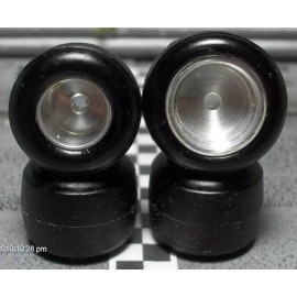 Paul Gage 1/24 URETHANE SLOT CAR TIRES 2 pr XPG-22160FF GREY fit Cox Cucaracha etc