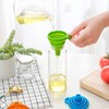 Kitchen Funnel Set 4 Pack - Food Grade Silicone Funnels