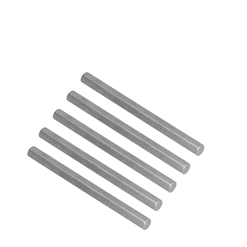 5Pcs Long Rod Nut Hex Coupling Straight Bar Stainless Steel