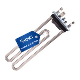 VIOKS Heating Element 230 V 1950 W Replacement for AEG 1327242416 3792301008 IRCA 6295134R Kawai 1908 Heating Rod with Thermostat and Rubber Seal for AEG Lavamat Washing Machine etc