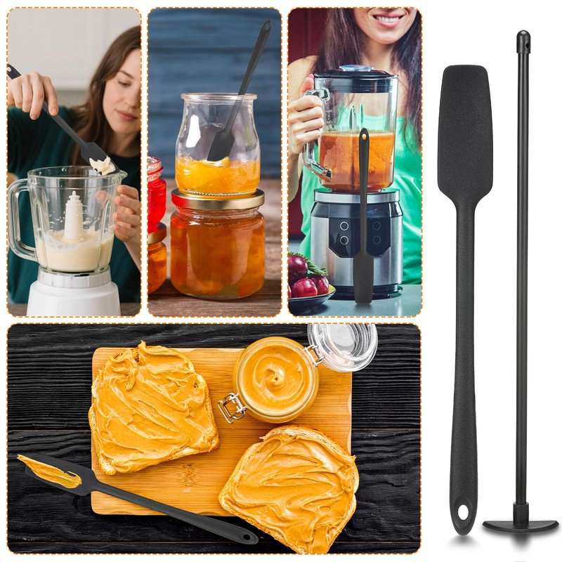 Dunkive Blender Spatula Set, Under Blade Bottle Scraper and Jar