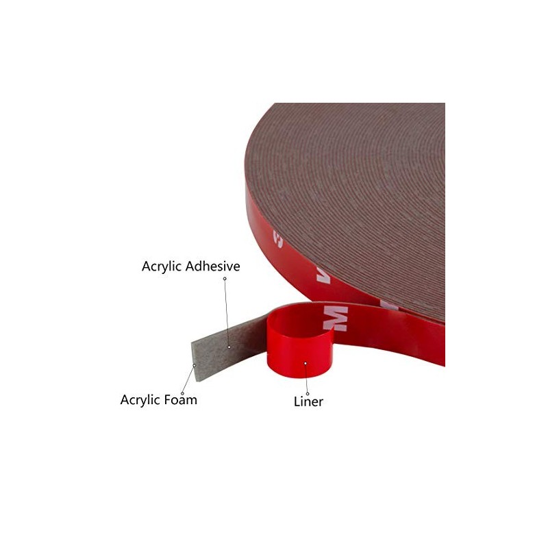 Cloudbuyer 108 Ft Double Sided Mounting Tape Heavy Duty, Waterproof