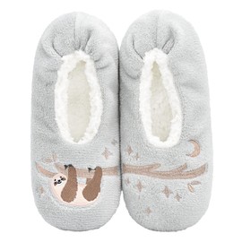 Panda Bros Women Super Soft Slipper Socks with Non Slip Indoor Hospital Slippers Fleece Lined Socks…