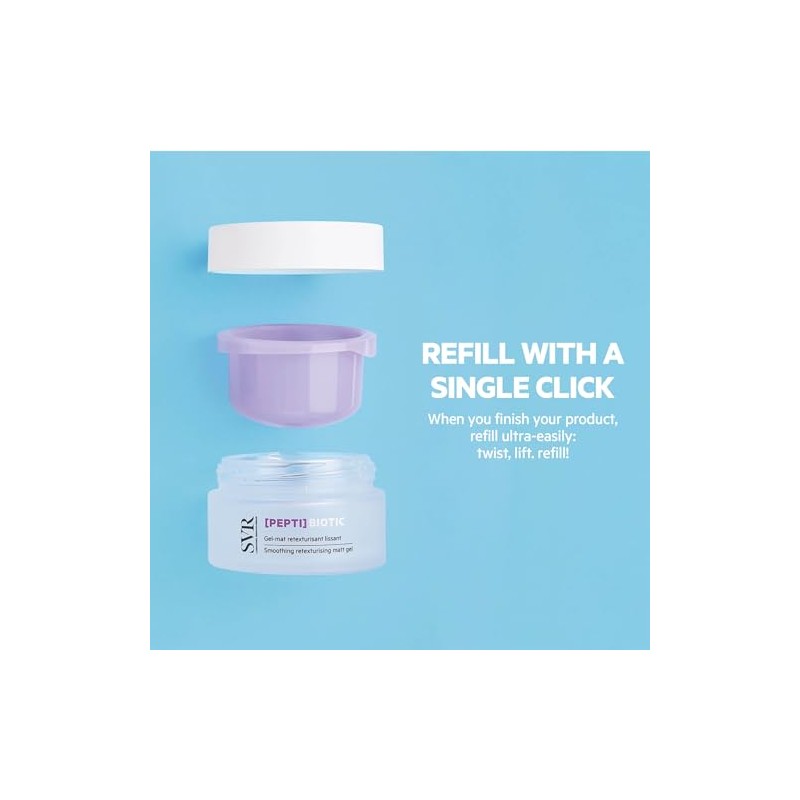SVR Biotic PEPTI Gel Matificante Regenerador Refill para Signos de