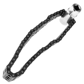 OTOTEC Car Auto 1/2" Dr Oil Filter Removal Tool Wrench Chain 135mm Diameter 21mm Socket