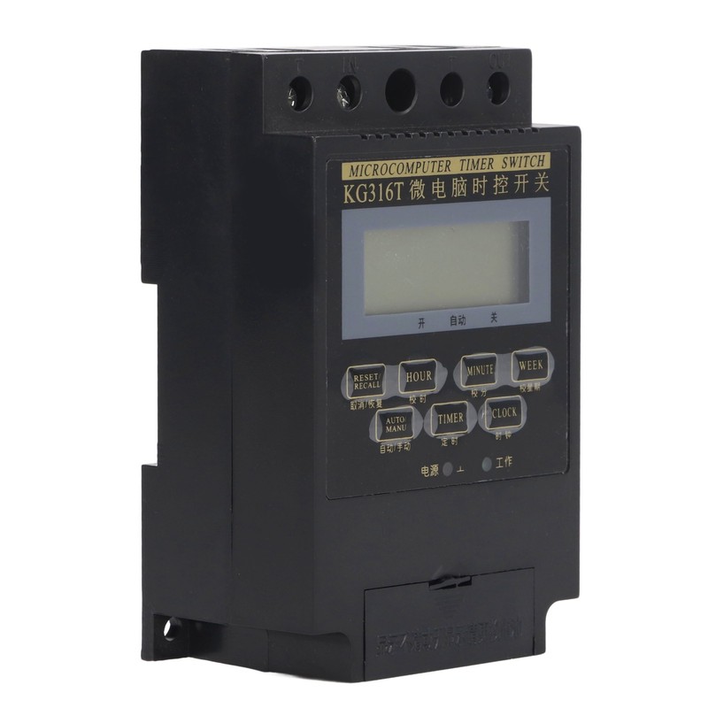 Time Switch Mechanical Timer Auto Controller Power Off Memory 25A
