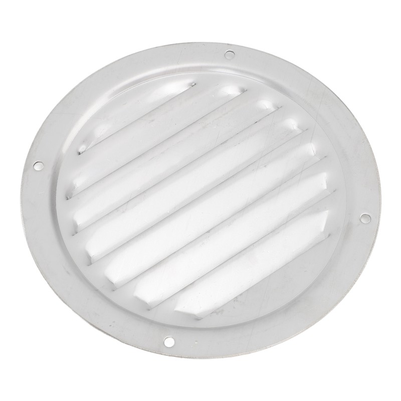 2PCS Round Louvered Air Vent Stainless Steel Marine Grade Rainproof